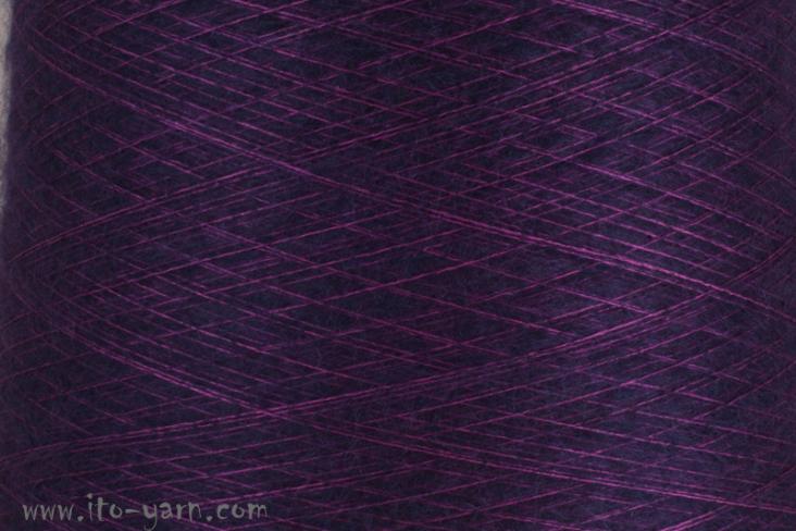 ITO Sensai delicate mohair yarn, 314, Prune, comp: 60% Mohair, 40% Silk