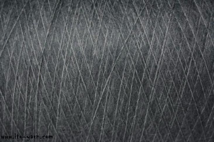ITO Sensai delicate mohair yarn, 322, Charcoal, comp: 60% Mohair, 40% Silk