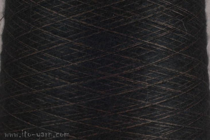 ITO Sensai delicate mohair yarn, 334, Dark Brown, comp: 60% Mohair, 40% Silk