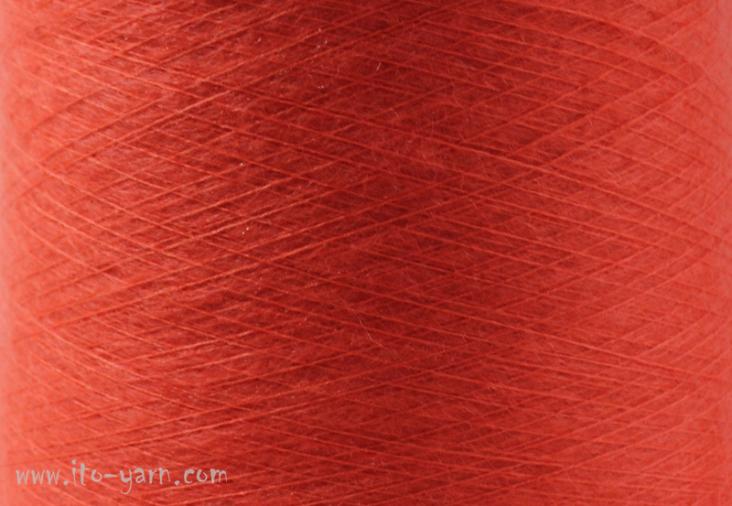 ITO Sensai delicate mohair yarn, 338, Tangerine, comp: 60% Mohair, 40% Silk