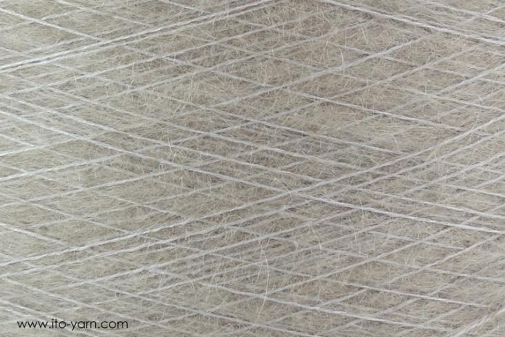 ITO Sensai delicate mohair yarn, 344, Silver, comp: 60% Mohair, 40% Silk