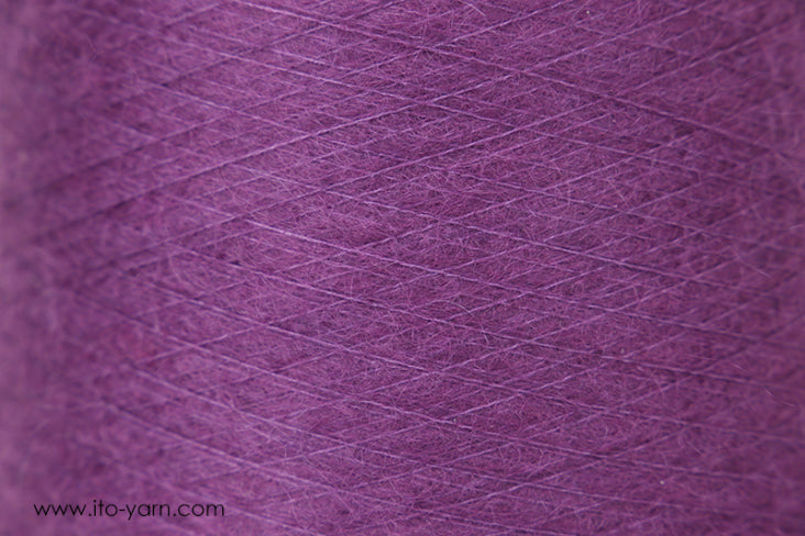 ITO Sensai delicate mohair yarn, 690, Damson, comp: 60% Mohair, 40% Silk