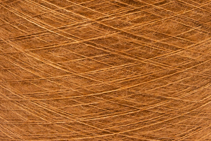 ITO Sensai delicate mohair yarn, 696, Caramel, comp: 60% Mohair, 40% Silk