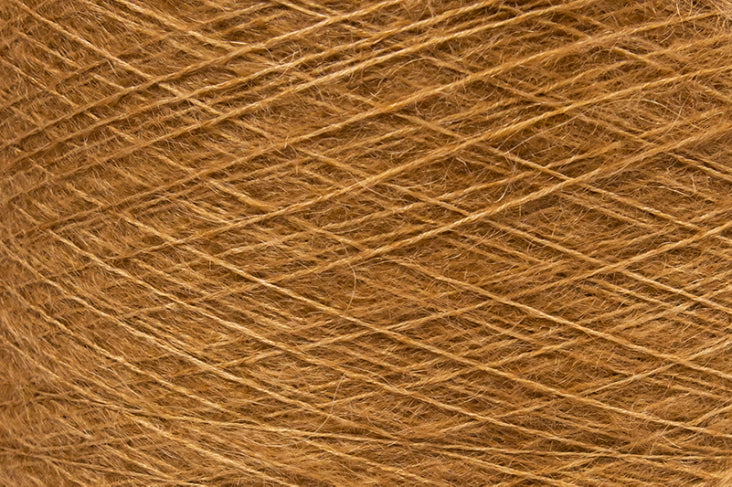 ITO Sensai delicate mohair yarn, 697, Camel, comp: 60% Mohair, 40% Silk