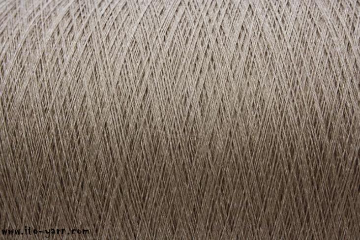 ITO Tetsu twisted "memory" yarn, 175, Brown, comp: 61% Silk, 39% stainless steel