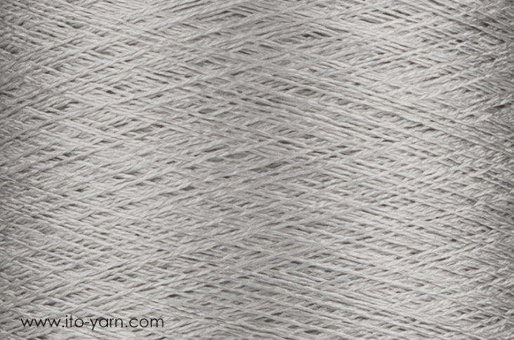 ITO Tetsu twisted "memory" yarn, 190, Rainy Day, comp: 61% Silk, 39% stainless steel