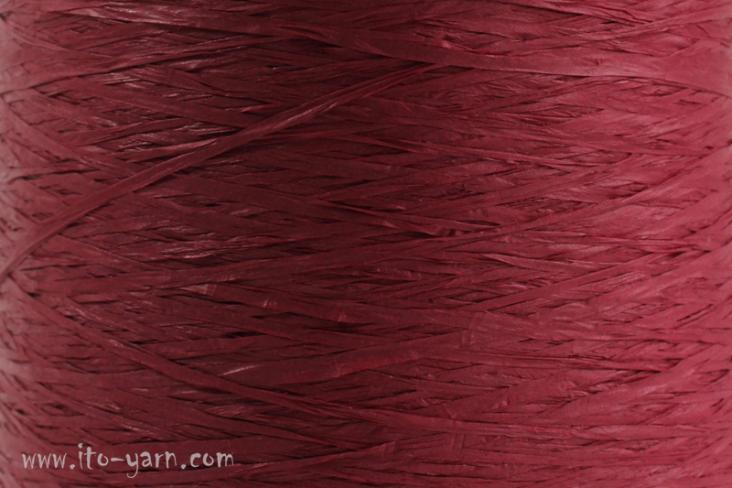 ITO Wagami linen based tape yarn, 523, Red, comp: 100% Paper