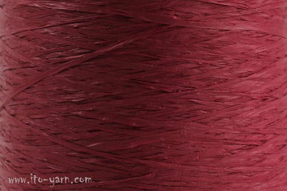 ITO Wagami linen based tape yarn, 523, Red, comp: 100% Paper