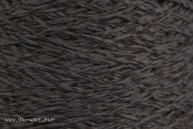 ITO Washi noble Japanese paper yarn, 263, Charcoal, comp: 54% Paper, 46% Viscose