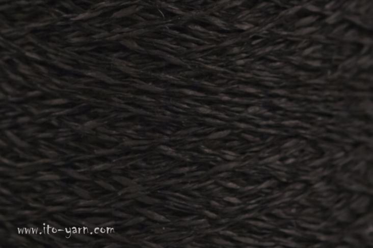 ITO Washi noble Japanese paper yarn, 264, Black, comp: 54% Paper, 46% Viscose