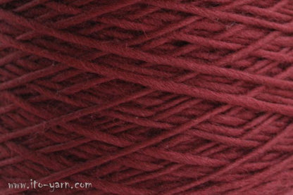 ITO Yomo bulky and soft roving yarn, 479, Sangria, comp: 100% Wool