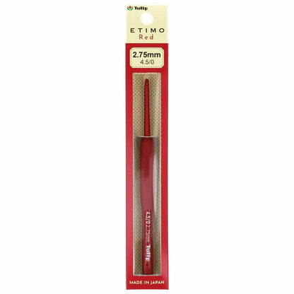 Tulip Etimo Red Crochet Hook with Soft Grip