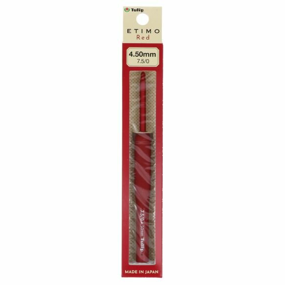 Tulip Etimo Red Crochet Hook with Soft Grip