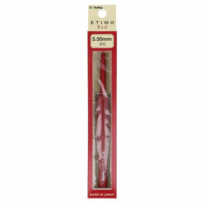 Tulip Etimo Red Crochet Hook with Soft Grip